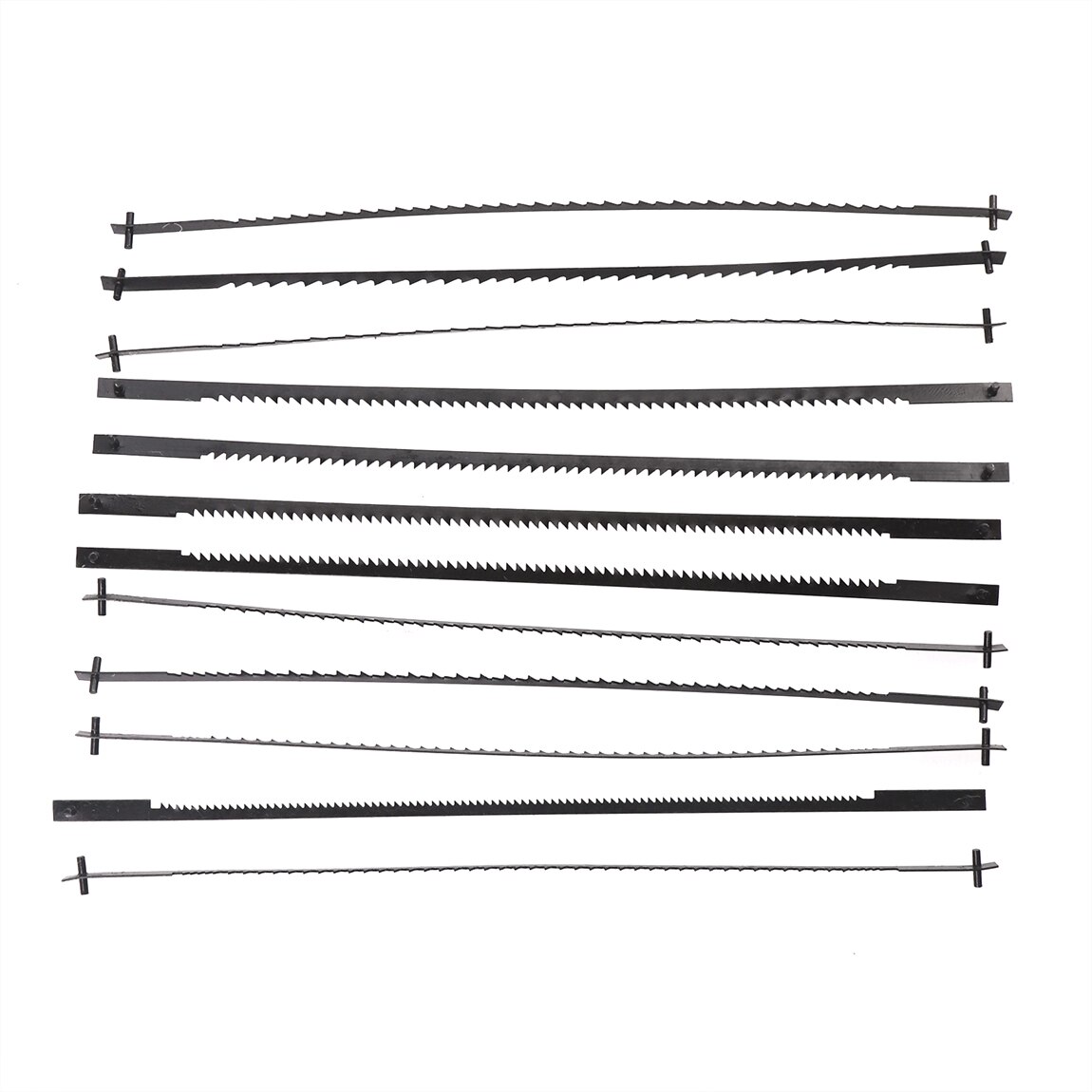 Atoplee 12pcs/set Teeth Scroll Saw Blades 127mm TPI 10/15/18/24 Power Tools Woodworking Accessories for Cutting Wood