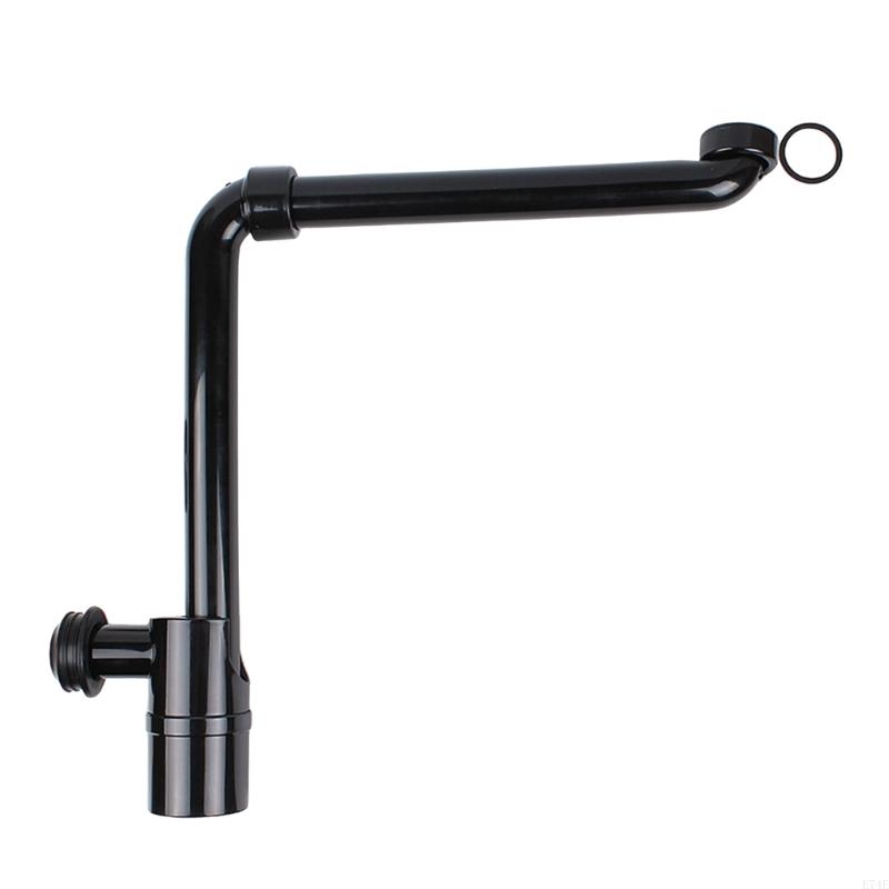 E74E Waschbecken Abfluss fangen Einstellbares Waschbecken Siphon 1/4 -Zoll -Raumsparspülenabfallfalle 1/4 -Zoll
