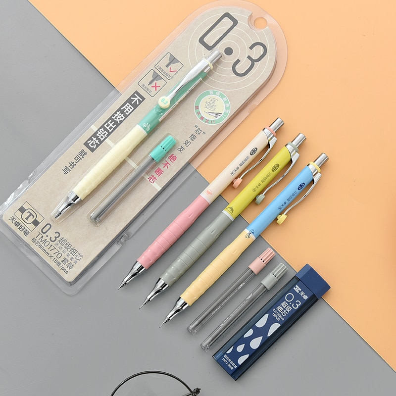 Stationery continuous core set w27 non-toxic 0.3 primary exam learning Student Supply Pencil