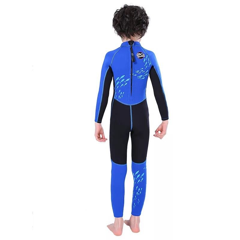 One Piece Volle Körper Langarm Badeanzug Kinder Neoprenanzug Für Jungen 2,5mm Uv Schutz Warm Halten Für Scuba tauchen Wetsuit