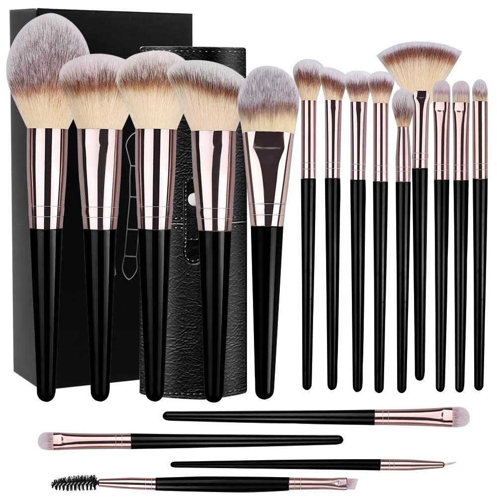 3-20PCS Makeup Brushes Set Fluffy Eyeshadow Foundation Concealer Blush Highlighter Female Cosmetics Beauty Tools Storage box