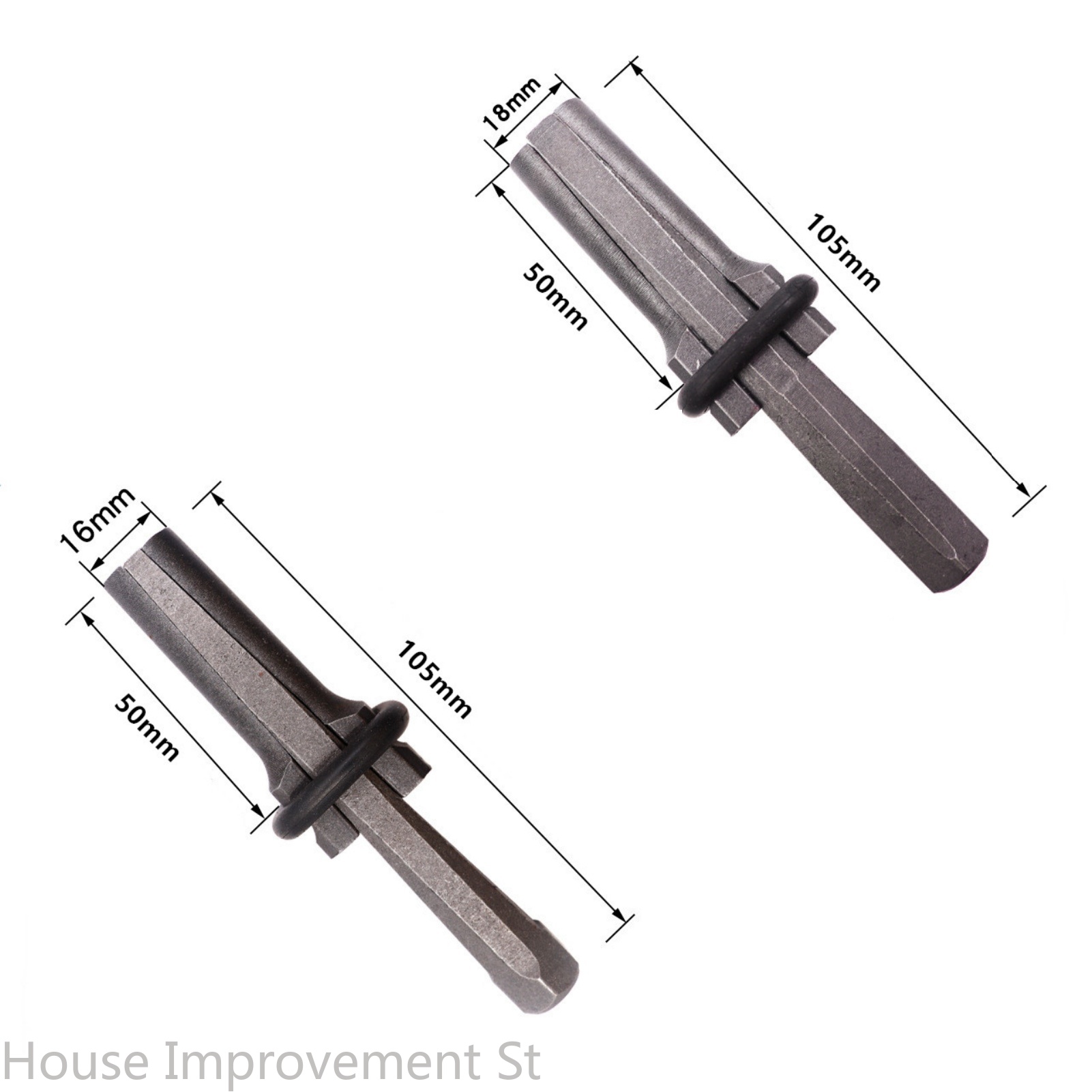 5+1PCS Rock Splitting Wedges and Rotary Hammer Drill Bit Wedge and Feather Shims Stone Splitter Tools for Granites Concretes