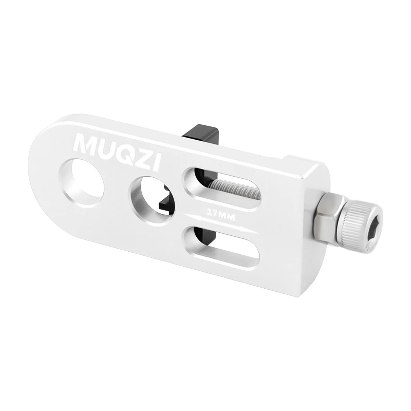 MUQZI Bicycle Chain Tensioner Single Speed Bike Chain Tension Adjuster Folding Fixed Gear Bike Chain Adjuster: Burgundy