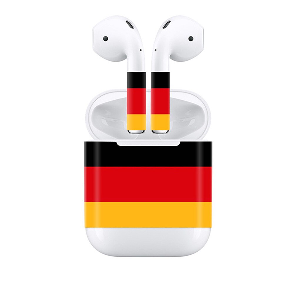 Leuke Dust Guard Case Inner Sticker Voor Airpods 1 2 Airpod Huid Beschermende Cover Stickers Voor Apple Air Peulen Volledige wrap Sticker