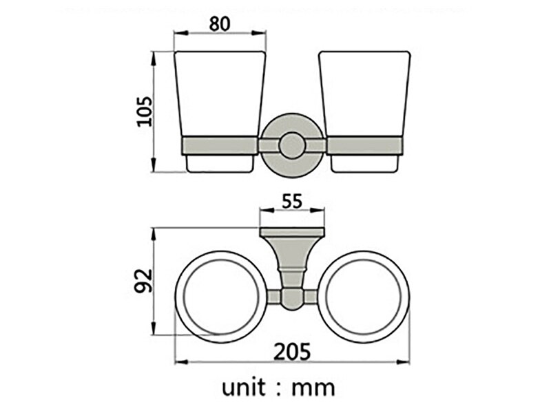 Ylellinen kulta messinki kaksinkertainen juomalasipidike kuppi &amp; juomalasitelineet hammasharjapidikkeet kylpyhuonetarvikkeet