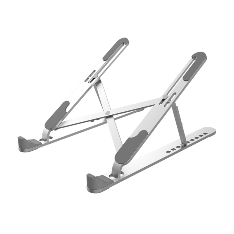 Foldable Laptop Stand 9 Height Adjustable Ergonomic Aluminum Riser Platform Super Stable Compatible with 11-17" Laptops