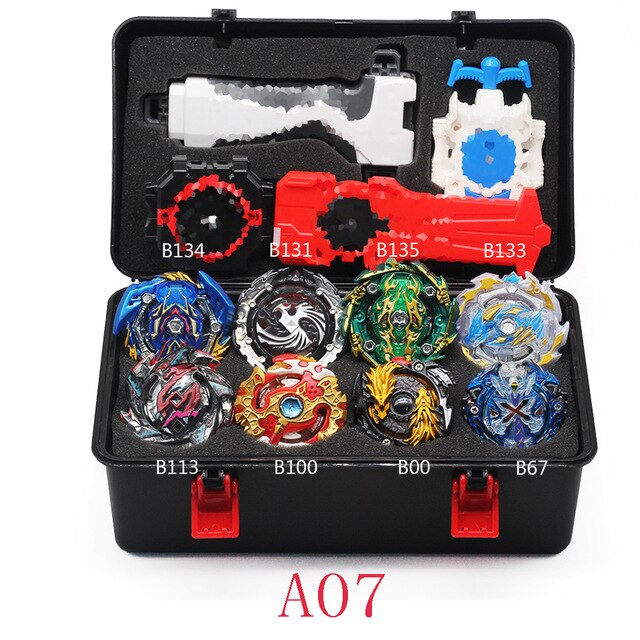 Originale Blayblade Top Beyblade Burst B-129 B125 con lanciatore Bayblade Bey lama metallo plastica fusione 4d giocattoli regalo per i bambini: A07