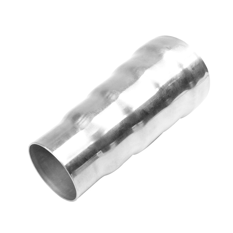 201 Stainless Steel Universal Weldable Exhaust 5 Step Reducer Adapter Connector Tube Pipe Cone