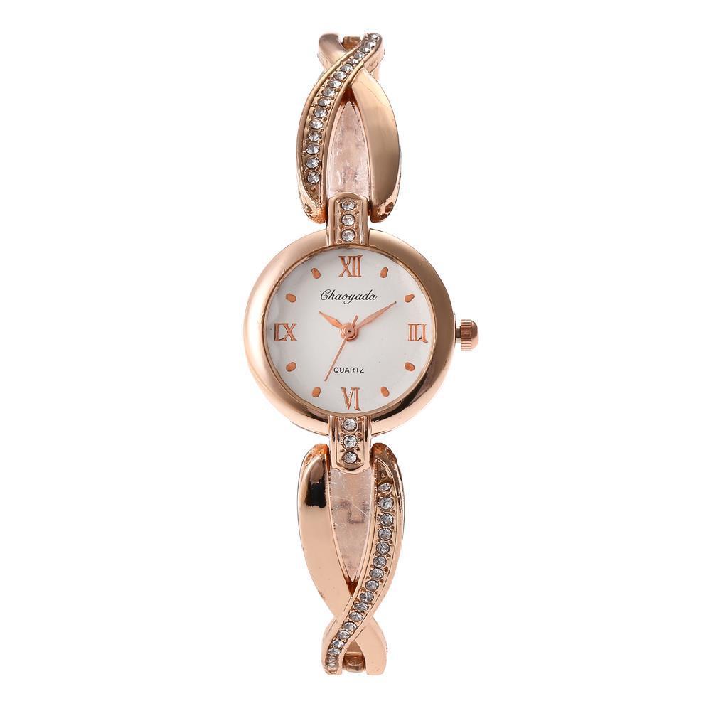 Vrouwen Horloges Luxe Strass Armband Horloge Vrouwen Horloges Dames Horloge Klok Reloj Mujer Relogio Feminino Bayan Saat: Gold