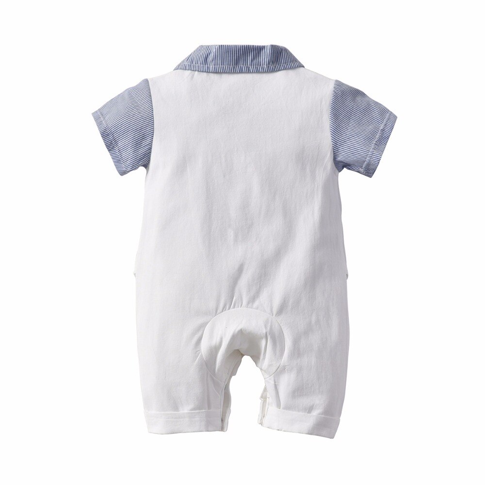 Romper baby boy hvidt jakkesæt ks -1950