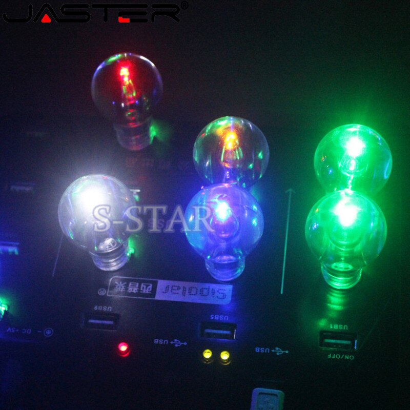 Unidad Flash USB en forma de bombilla , 8GB, 16GB, 32GB, disco U, 64g,