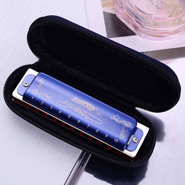 7pcs Easttop T008k 10 Hole Blues Harmonica A B C D E F G Key Sale - Foto 3