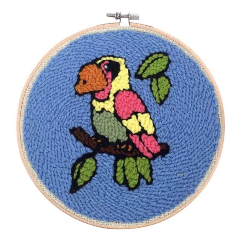 Söta gör-det-själv band djur bandgjorda broderi kit för barn handarbetssatser korsstygn konst hantverk sömnad dekor 15*15cm timmar: E