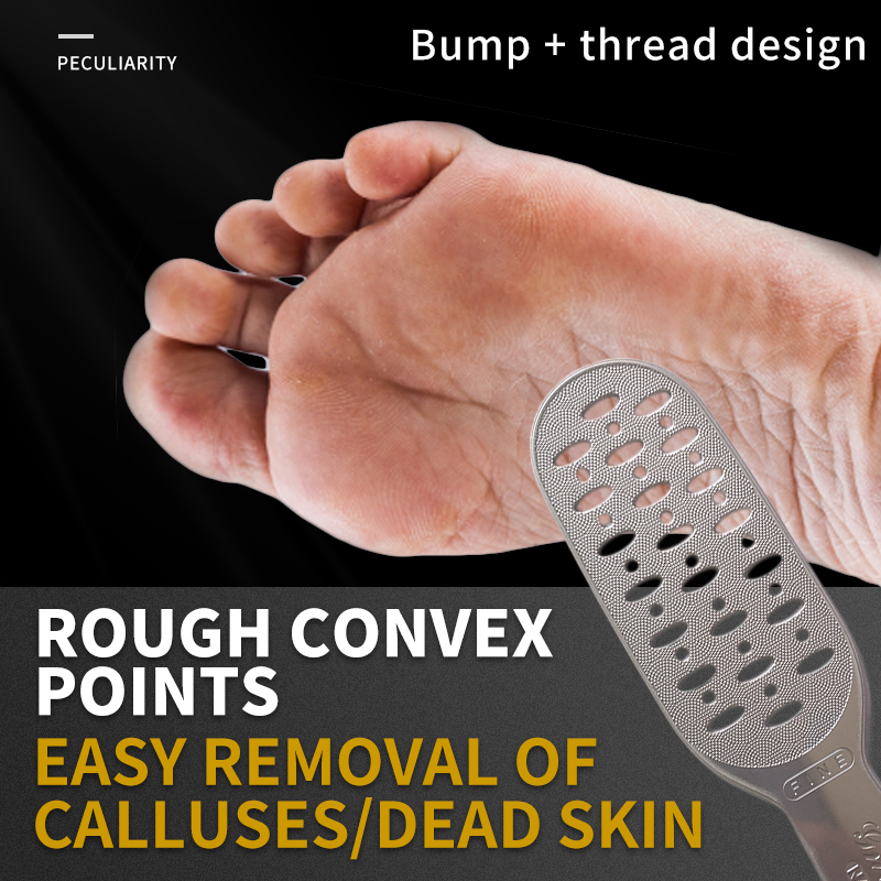 Tondeuse à pieds professionnelle en acier inoxydable pour l'élimination des callosités et le frottement des callosités, broyeur de peau, fréquence d'extinction des ongles