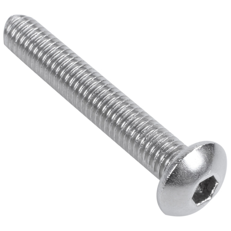 150Pcs M5 Button Head Hex Socket Head Cap Bolts Screws Nuts &amp; 170Pcs M4 Hex Socket Button Head Screw Nut