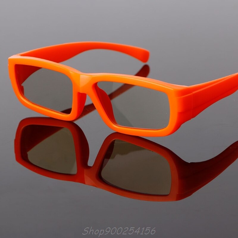 Kindermaat circulair gepolariseerd passief 3d glazen voor echt  d 3d tv bioscoop film  s21 20 dropshipping: O