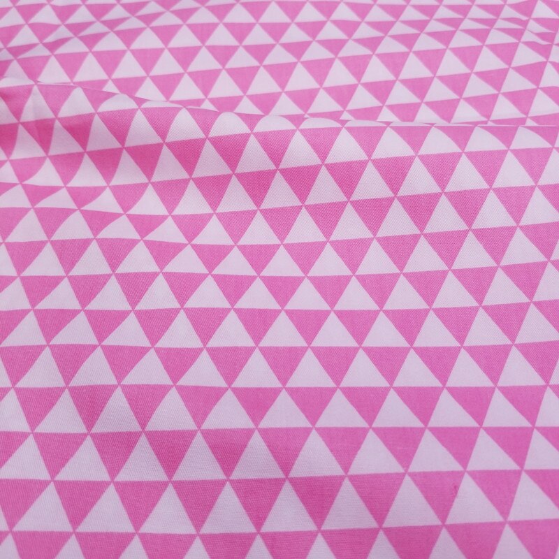 Lovely Girl Printed Cotton Twill Fabric Material For DIY Quilting Sewing Sheets Cribs Cushions Blanket Fabric For Baby&Children: pink / 50x40cm