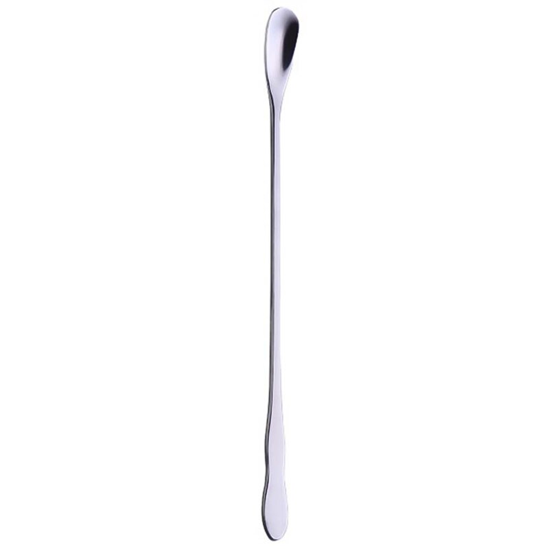 Round Head Long Handle Colorful Spoon Long Handle Spoons Flatware Coffee Drinking Tools Kitchen Gadget Teaspoons: SV