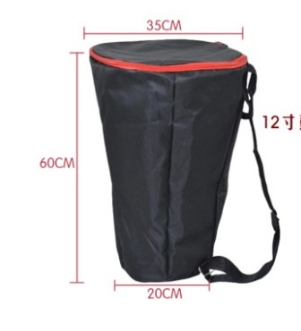 African drum kit 8 inch 10 inch 12 inch 13 inch waterproof rain musical instrument backpack: 12 inch