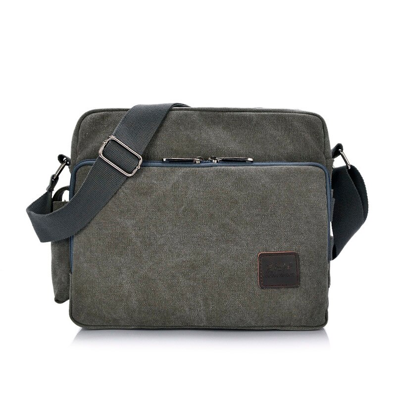 Multifunctionele Canvas Mannen Tassen Voor Tiener Mode Mannelijke Mochila Leisure Schoudertassen Mannen Reistassen 8 Kleur Zakken: Gray