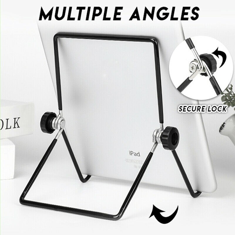Portable Mini Mobile Phone Holder Foldable Desk Stand Holder Degrees Adjustable Universal For IPhone Andorid Phone: Large Size Black