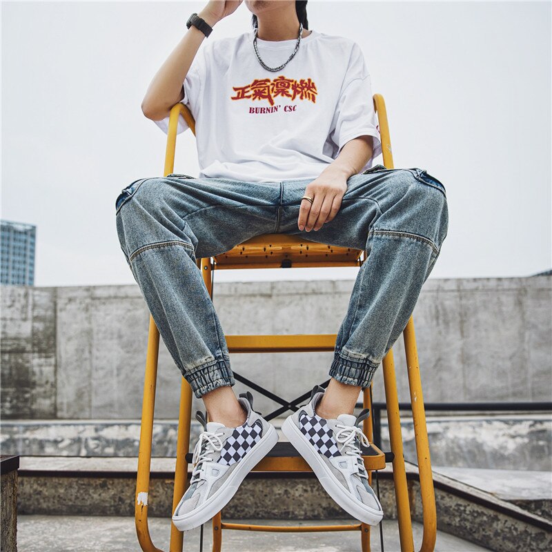 Heren schaakbord canvas schoenen, heren zwart-witte skateboardschoenen, heren casual schoenen, maat 39-44