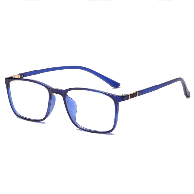 Blue Light Blocking Optical Glasses Frame for Men and Women Prescription Eyewear Frame Anti-Blue Ray Prescription Eyewear: Blue