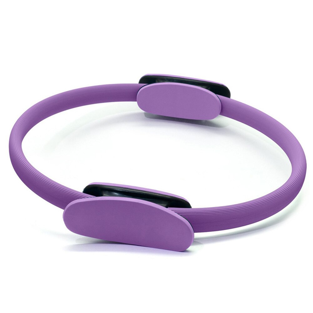 Gym trening hjemmetrening pilates sirkel yoga fitness kvinner sport motstand muskel verktøy magiske ring tilbehør: Lilla