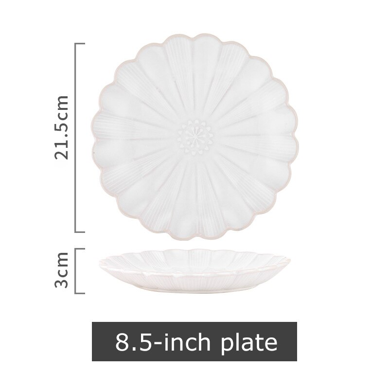 1 Pc Japanse Servies Keramische Wit Blauw Diner Plaat Serveren Gerechten Rijst Ramekin Saus Kom Magnetron Veilig: K