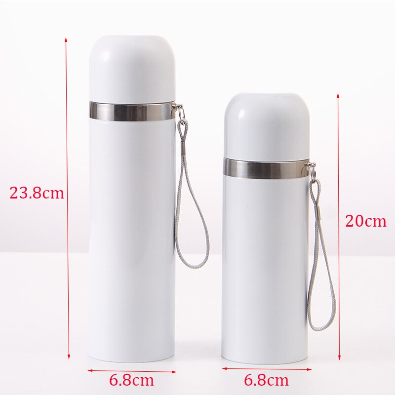 Leeg Sublimatie Water Fles Rvs Tumbler Vacuum Koffie Mok Thermos Cups Met Bullet Voor Kerstcadeaus