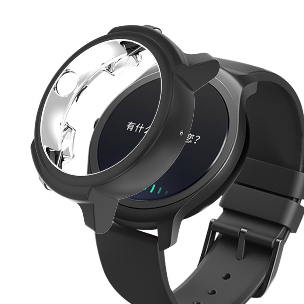Tpu beskyttende urkasse til ticwatch e smart watch cover ultratynd urbeskytter rammeskal til tic watch e case tilbehør