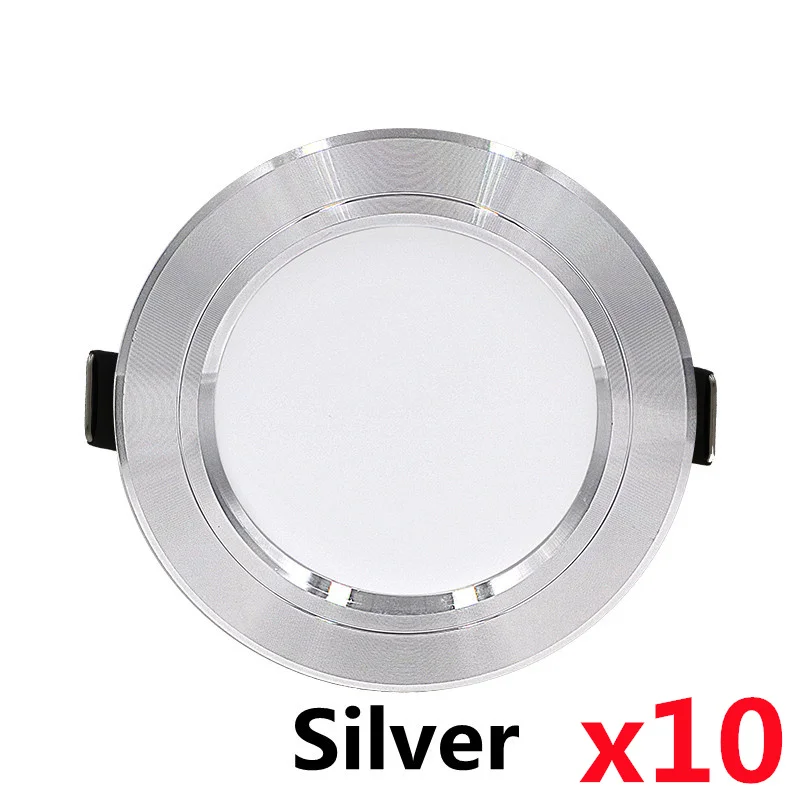 10 stks/partij LED Downlight 5 W 9 W 12 W 15 W 18 W Verzonken Ronde Led Plafondlamp AC 220 V-240 V Binnenverlichting Warm Wit Koud Wit: green / 5w / Beige