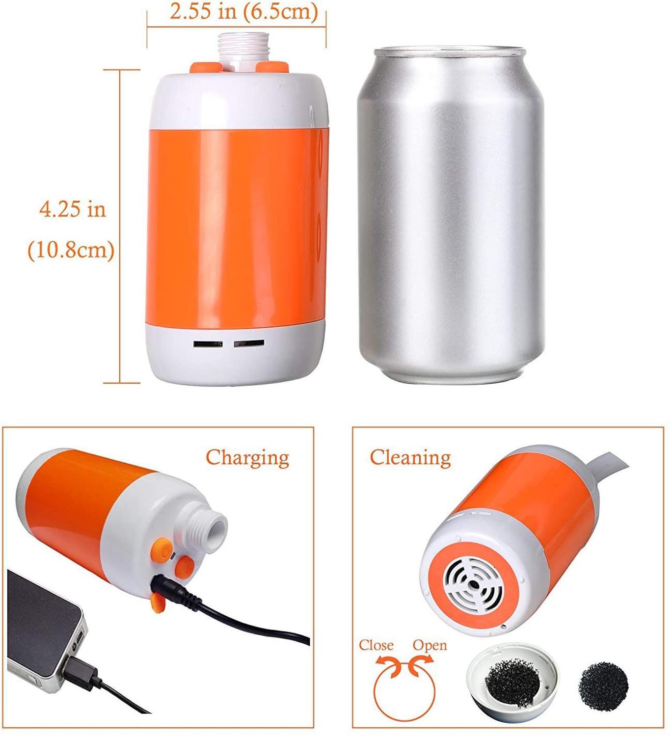laserbeak Ducha portátil recargable para acampar, alta capacidad, 4800mAh, Ducha de Camping, para mascotas