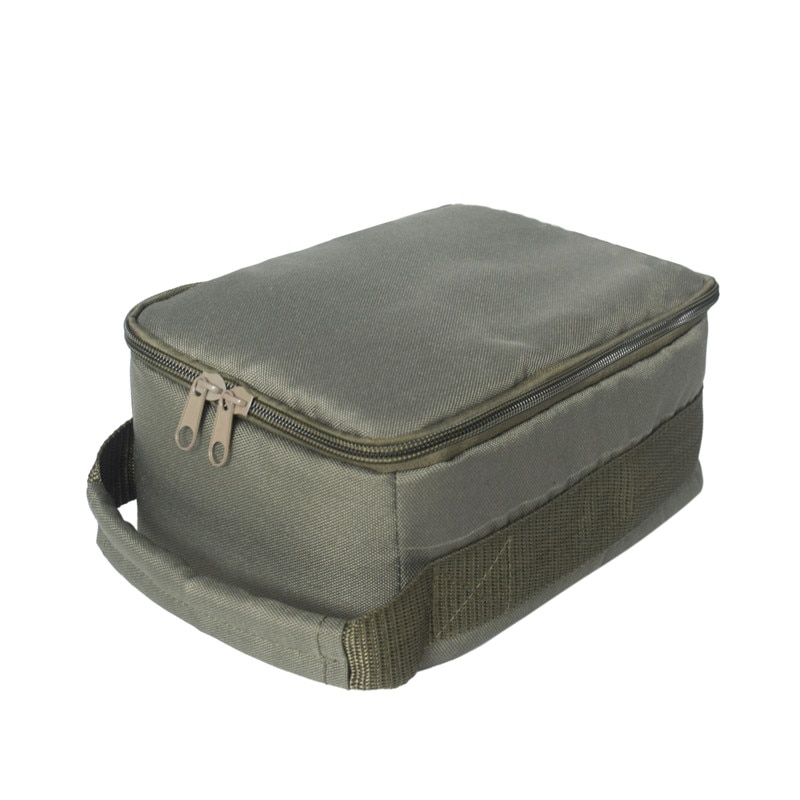 Outdoor Draagbare Handheld Vissen Reel Case Rits Gear Bags met Partitie Fietsen Accessoires
