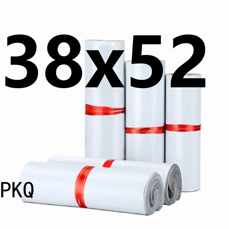 100Pcs/Lot Poly Mailer Waterproof Mailing Bags Thicken Bags Mailer Self-seal Adhesive Courier Storage Bags: 38x52cm