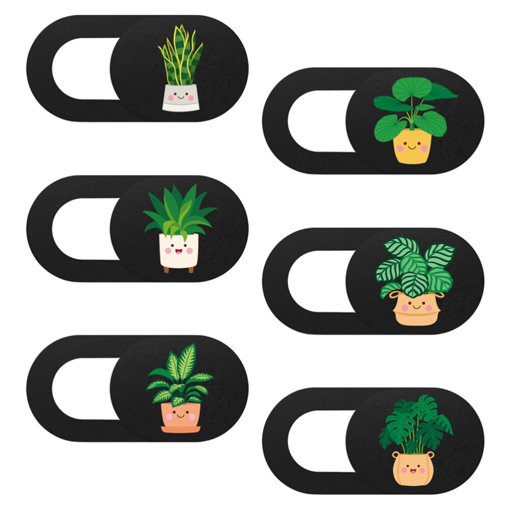 6PCS Webcam Cover Slide Camera Sliding Lid Supply Pattern Anti-peeping Cover