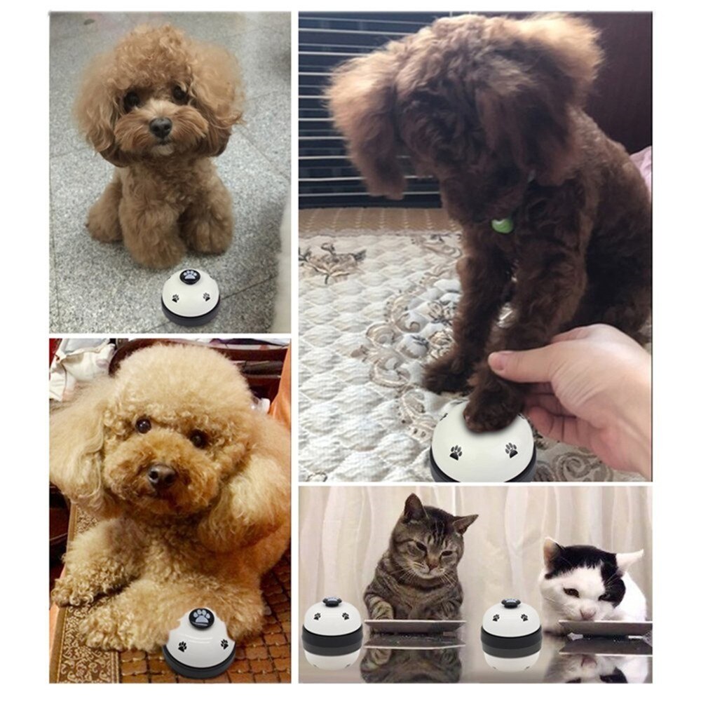 Dog Training Feeding Ringer Pet Cat Call Bell Toys Interactive Dogs IQ Educational Device Feed Reminder Accessories