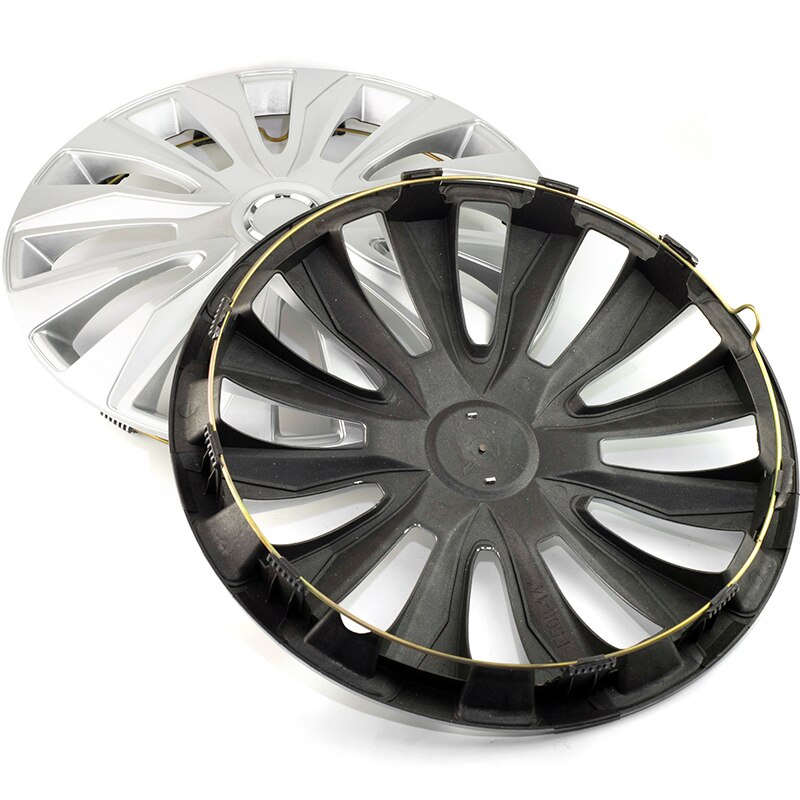 1 Piece 14" Wheel Center Cap R14 Rim Center Cover Universal Hub Cap With 12 Wheel Spoke Car Accessorie