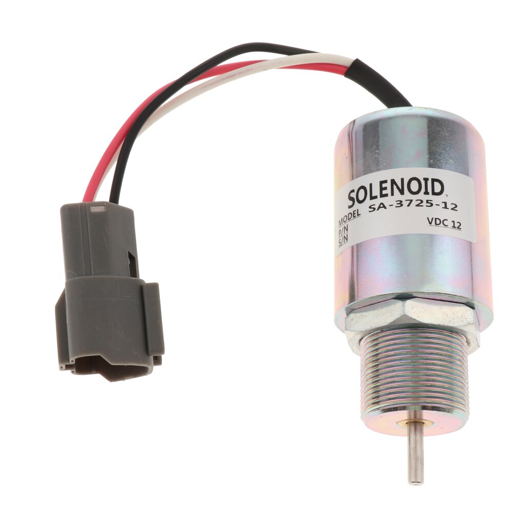 12v motorbrændstofstop lukket solenoid til mitsubishi  s3l s3 l 2,  sa -3725-12