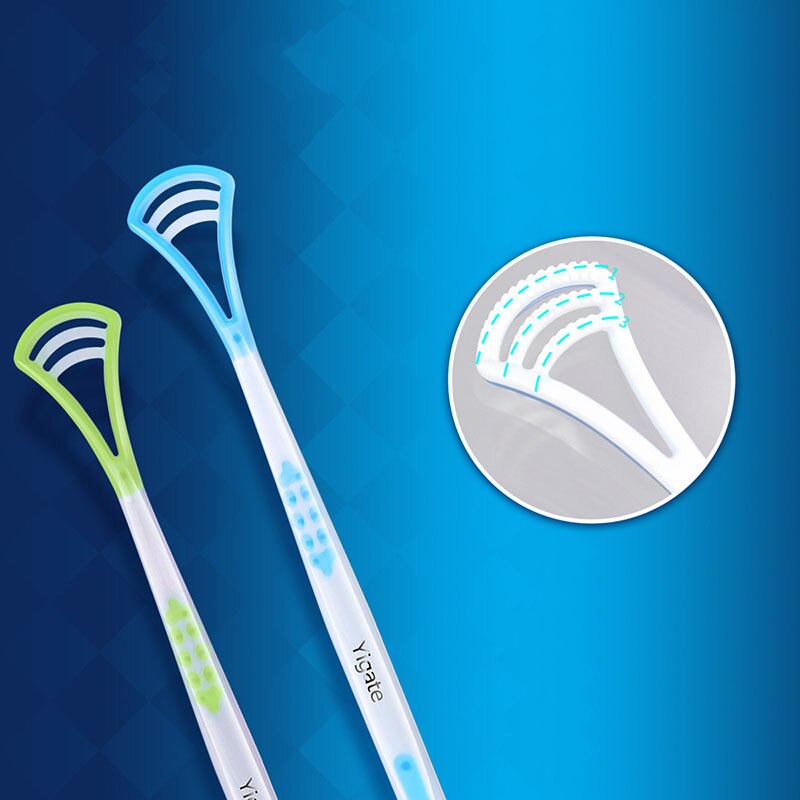 6 Colors Tongue Scraper Tongue Cleaner Handle Tongue brush Plastic Scraper Tounge Oral Mouth Hygiene Dental Care