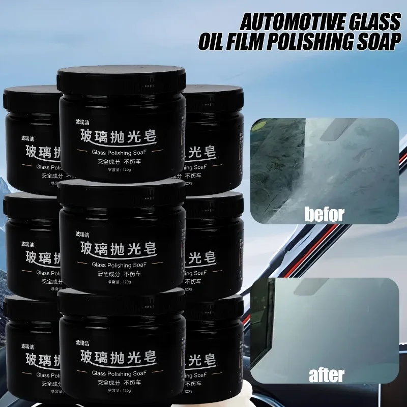 120g Ceroxid Glas Polierpulver Creme Fenster Windschutzscheibe Wachs Polnisch Kratzer Entferner Auto Reparatur Einfügen Hause Glas Reiniger