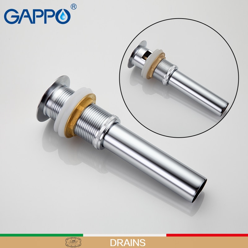 GAPPO Drains wastafel drain basin sink drain washer messing basin afval Waste Vanity Vessel sink stopper Met overloop