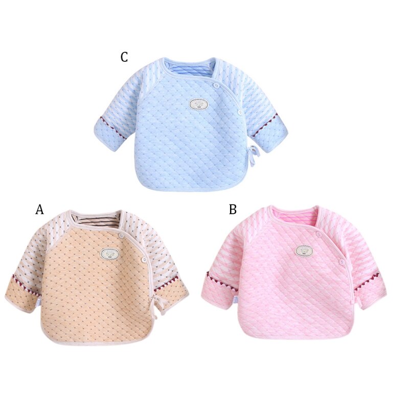 Autumn Baby Boy Girl Coat Tops Long Sleeve Floral Printing Sleepwear Kids Casual Blouse z