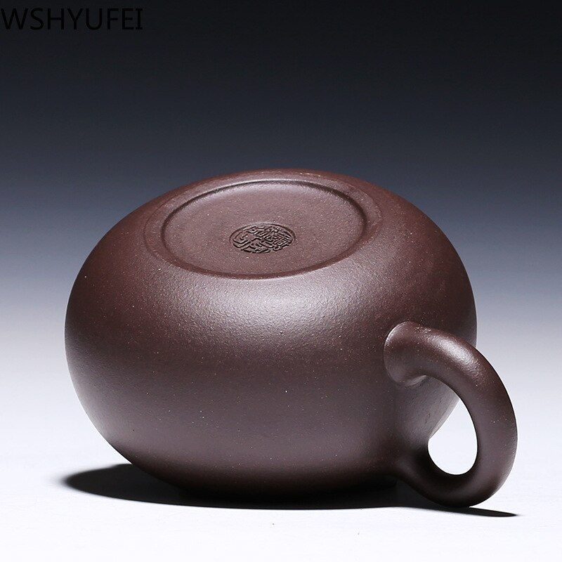 Yixing Theepot Paarse Klei Xi Shi Pot Schoonheden Handgemaakte Thee Set Chinese Ketel 188 Bal Gat Filter Grote Capaciteit 260ml