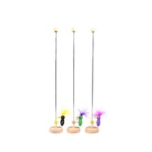Classic Toy Vintage Sliding Cute Education Woodpecker Retro Cool Pole High Kis'S Hand Game on A Stick Xmas