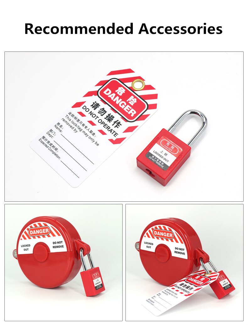 1"-2.5" Master Lock Rotating Gate Valve lockout Tank Gas bottle ball Valve safety locks CYLINDER TANK LOCKOUT