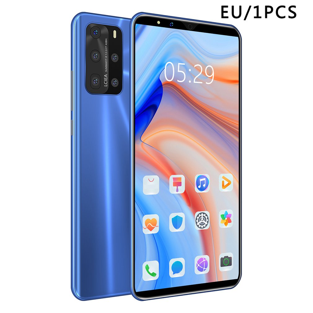 Universale da 5.8 pollici P48PRO smart phone all-in-one Android domestico 1GB + 8GB Dual SIM dual standby Multi-lingua di sostegno: Blu / BRITISH