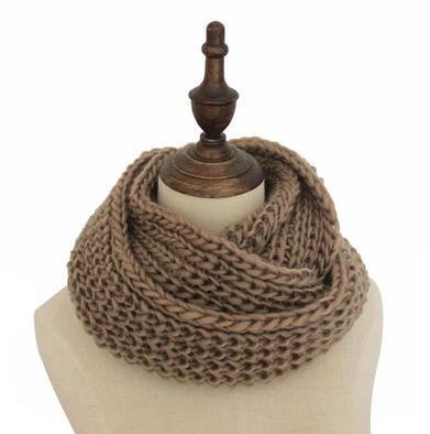 13 färger varm vinter halsduk halsduk stickad dam hals ull kashmir halsduk pashmina halsduk: 2