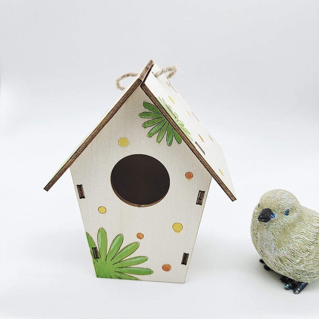 Mother's Day Diy Bird House Kit Nests House Bird House Bird Box Wooden Box Home Decoration Accessories Pets Supplies