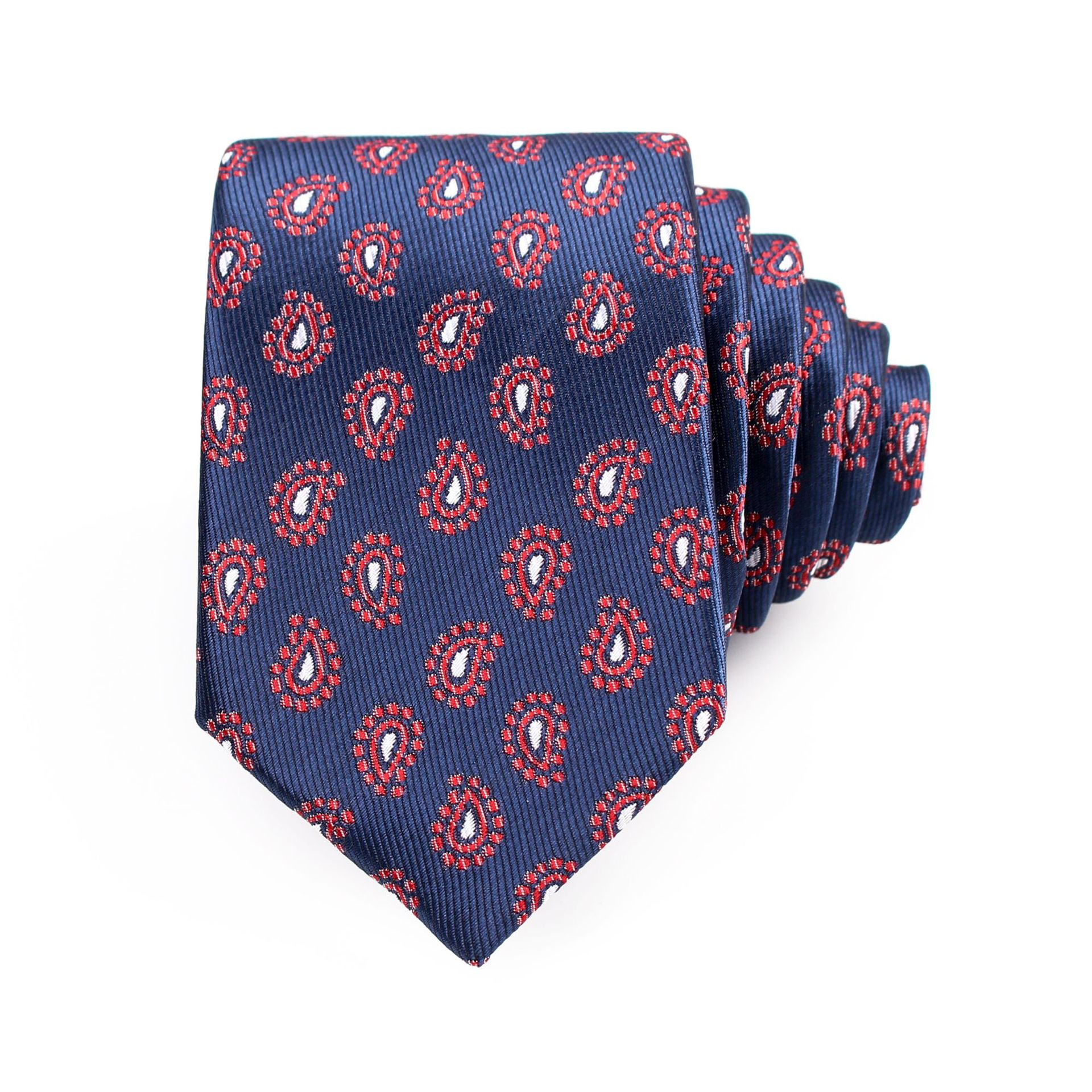 Männer Krawatten Klassische männer Streifen verrotten Marine Blau Hochzeit Krawatten Jacquard gewebte Männer Solide Geschäft Krawatte Tupfen krawatten